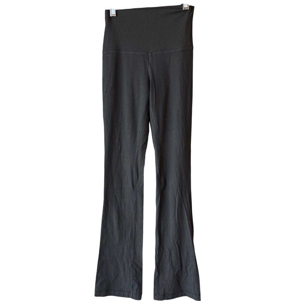 Lululemon Align‎ Ribbed Mini-Flared Pant Extra Short Black Size 2